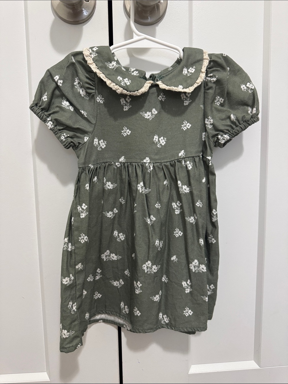Cozy pixies 9-12m green dress